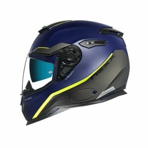 Nexx SX.100 Skyway Mat Mavi Neon Sarı Kask