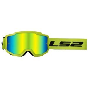Ls2 Charger Googles Motokros Gözlük İridium Neon Sarı