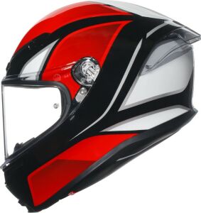 Agv K6 S Kask Hyphen Kırmızı Beyaz