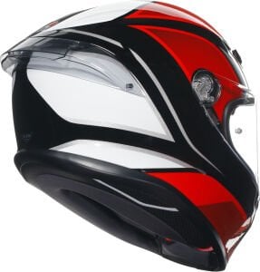 Agv K6 S Kask Hyphen Kırmızı Beyaz