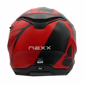 Nexx Y.100 Kask B-Side Mat Siyah Kırmızı