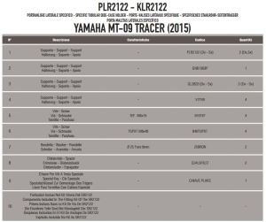 Givi PLR2122 Yamaha Mt-09 Tracer Yan Çanta Demiri