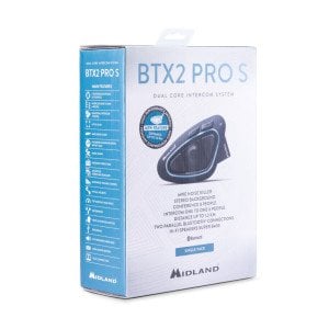 Midland BTX2 Pro S LR Bluetooth Intercom Çiftli