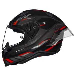 Nexx X.R3r Kask Precision Karbon Mat Siyah Kırmızı