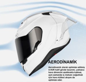 Nexx X.R3r Kask Precision Karbon Mat Siyah Kırmızı