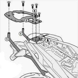 Givi SR5125 Bmw G310R (17) Arka Çanta Demiri