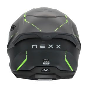 Nexx Y.100R Kask React Mat Gri Yeşil