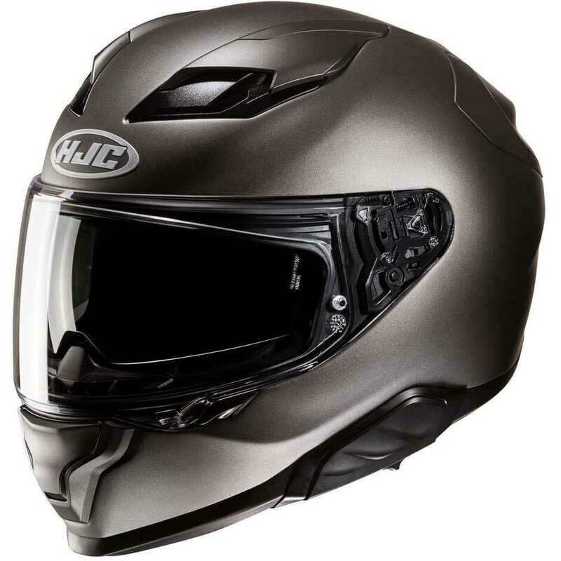 Hjc F71 Kask Semi Flat Titanium