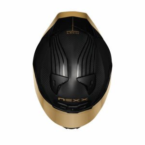 Nexx X.R3R Golden Edition Karbon Kask Mat Siyah Sarı