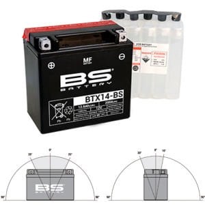 BS Battery BTX14-BS Motosiklet Aküsü