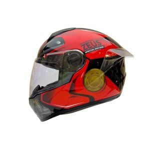 Zeus ZS-811A Kask Siyah AL39 Kırmızı