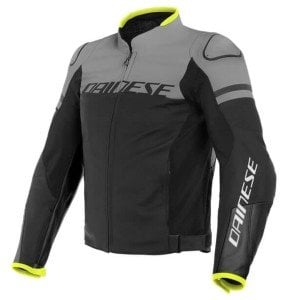 Dainese Agile Deri Mont Siyah Sarı