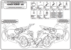 Givi TE1102 Honda Hornet 600-CBR 600F Yan Kumaş Çanta Demiri