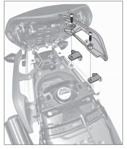 Kappa KZ1111 Honda NC 700-750-750 DCT Arka Çanta Demiri