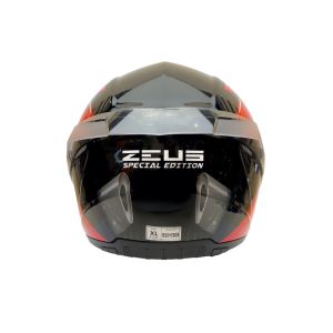 Zeus ZS-811A Kask Siyah AL39 Kırmızı