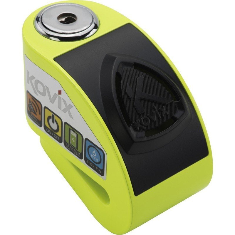 Kovix KD6-FG Alarmlı Disk Kilidi Neon Sarı
