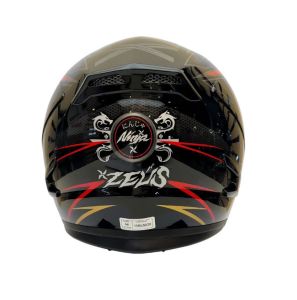 Zeus ZS-813A Kask Kırmızı Siyah