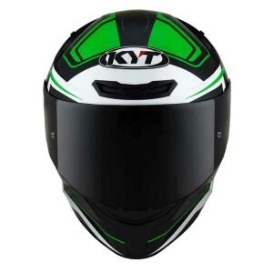 KYT TT-Course Kask Overtech Siyah Yeşil