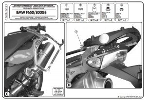 Givi PL690 Bmw F 650GS - F 800GS Yan Çanta Demiri