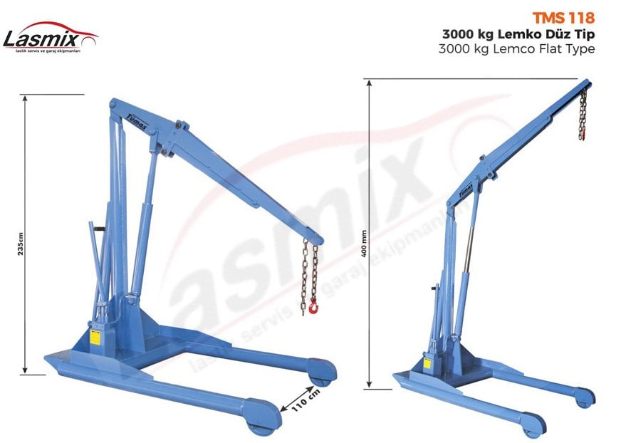 TÜMAS TMS-118 LEMKO 3000 Kg Düz Tip