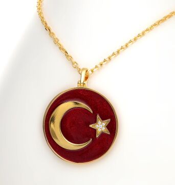 Cumhuriyetimizin 100. Yılına Özel Gümüş Kolye