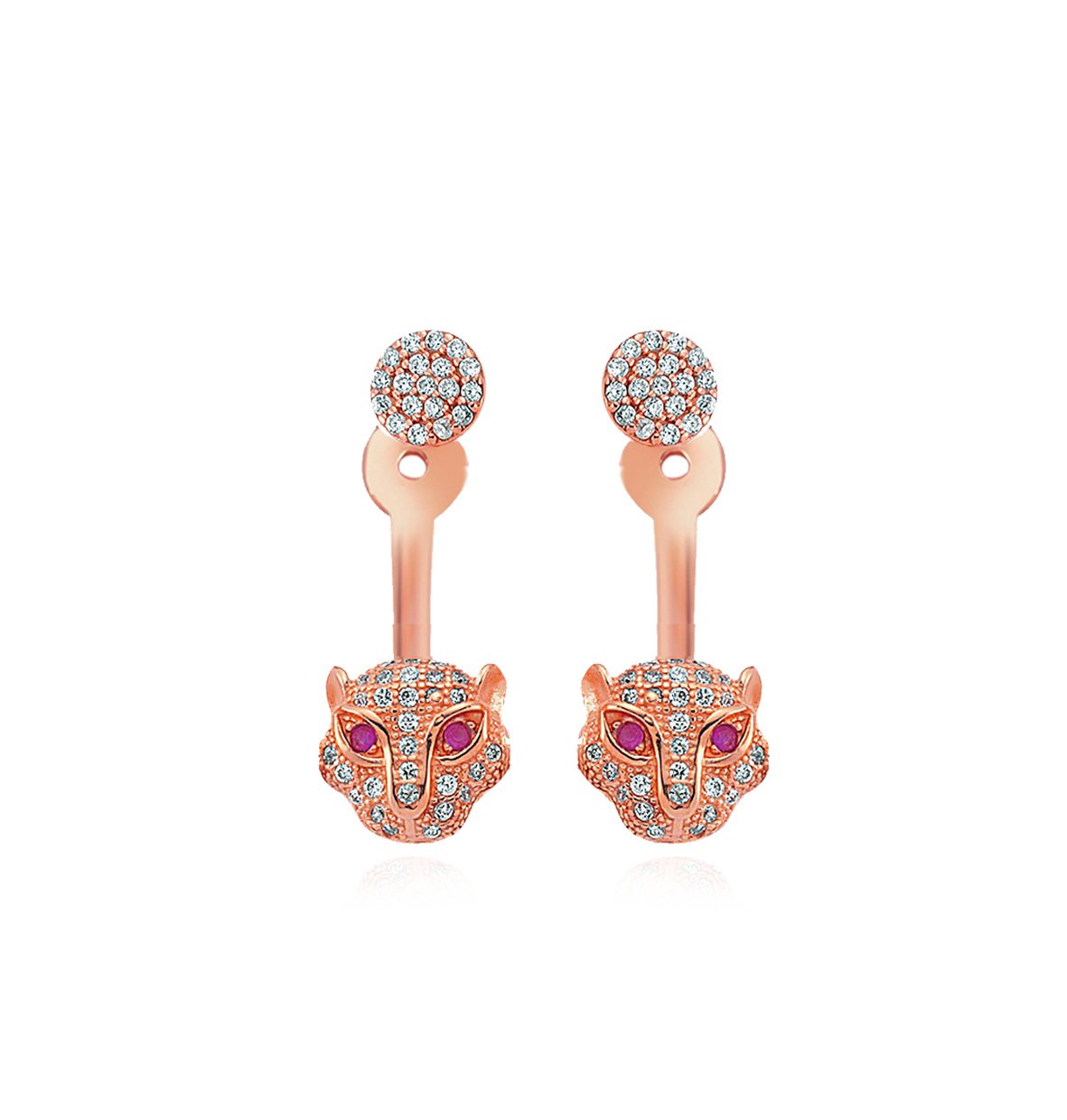 Renkli Zirkon Taşlı Ear Cuff Küpe