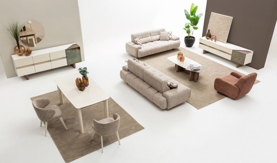Mocha Modern Yemek Odası Takımı