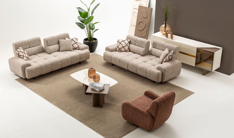 Mocha Modern Koltuk Takımı
