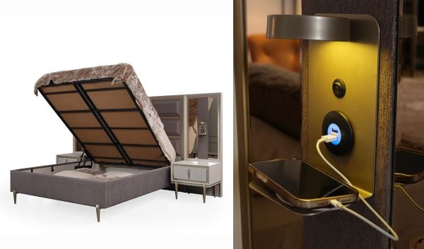 Craft Modern Yatak Odası Takımı & Bazalı