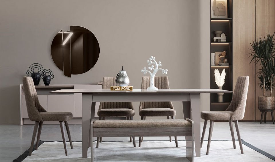 Luna Modern Yemek Odası Takımı