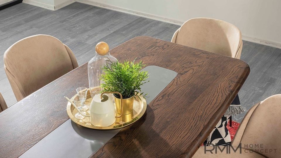 Pier Modern Yemek Odası Takımı - Lake boyalı Konsol