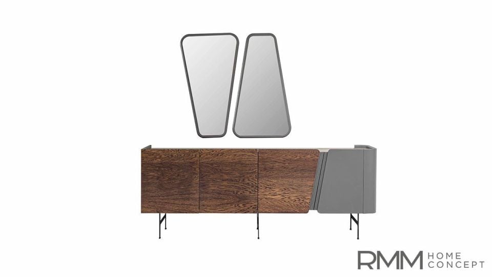 Pier Modern Yemek Odası Takımı - Lake boyalı Konsol