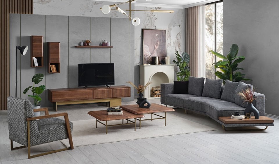Solid Koltuk Takım Modern