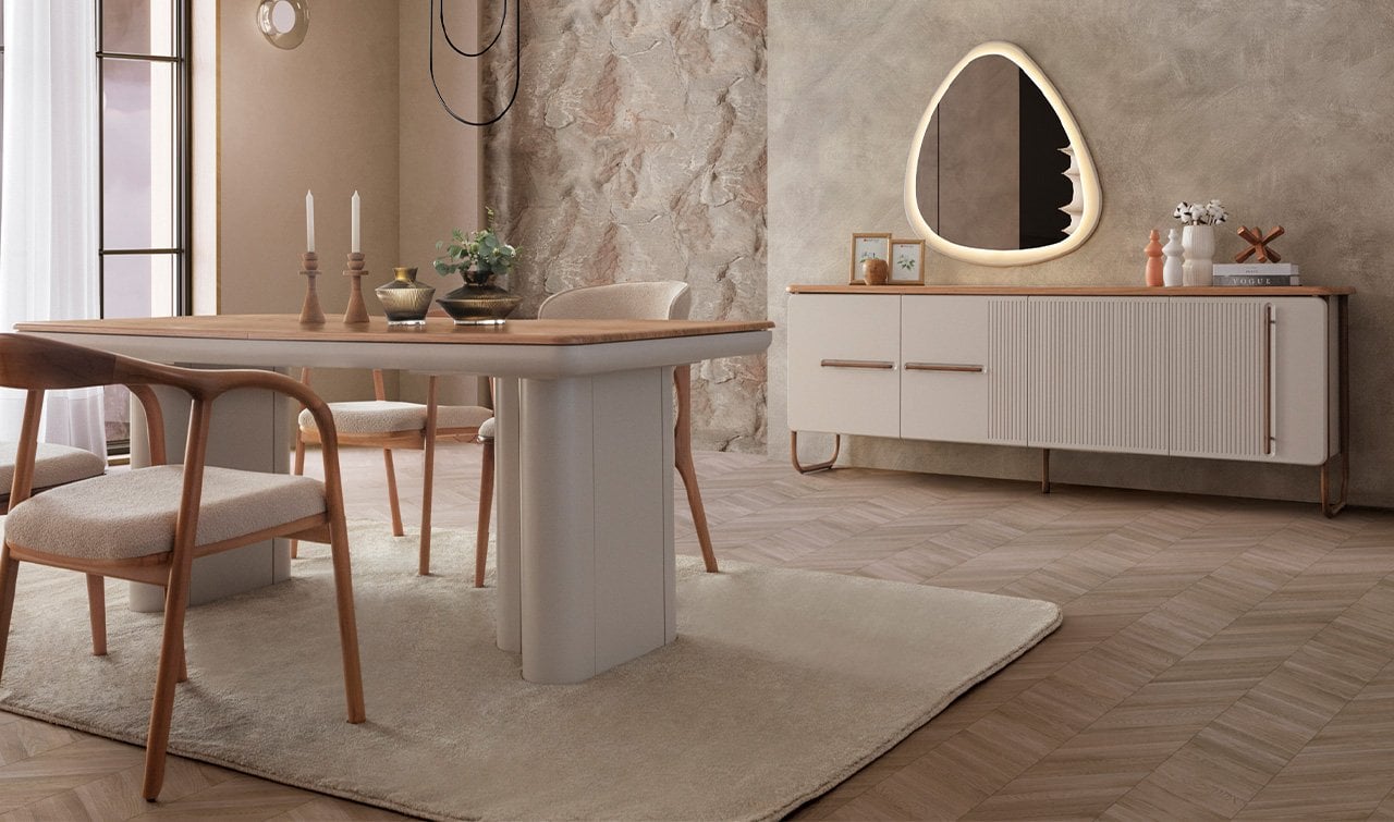 Lotus Yemek Odası Takımı