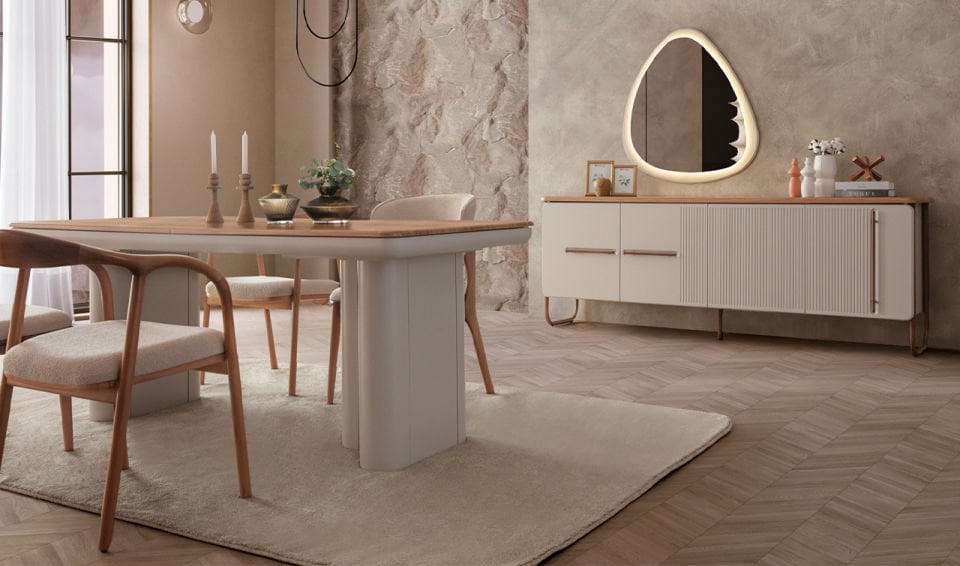 Lotus Yemek Odası Takımı