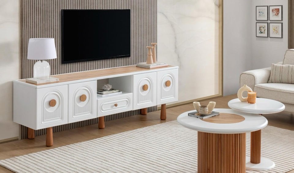 Lotus Tv Ünitesi | Bohem Stil