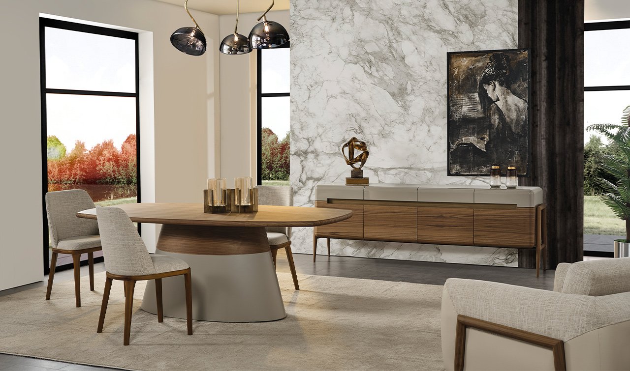 Lucca Ahşap Yemek Odası Takımı - rmmhome.com.tr - Modern Yemek Odaları ...