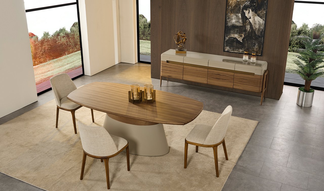 Lucca Ahşap Yemek Odası Takımı - rmmhome.com.tr - Modern Yemek Odaları ...