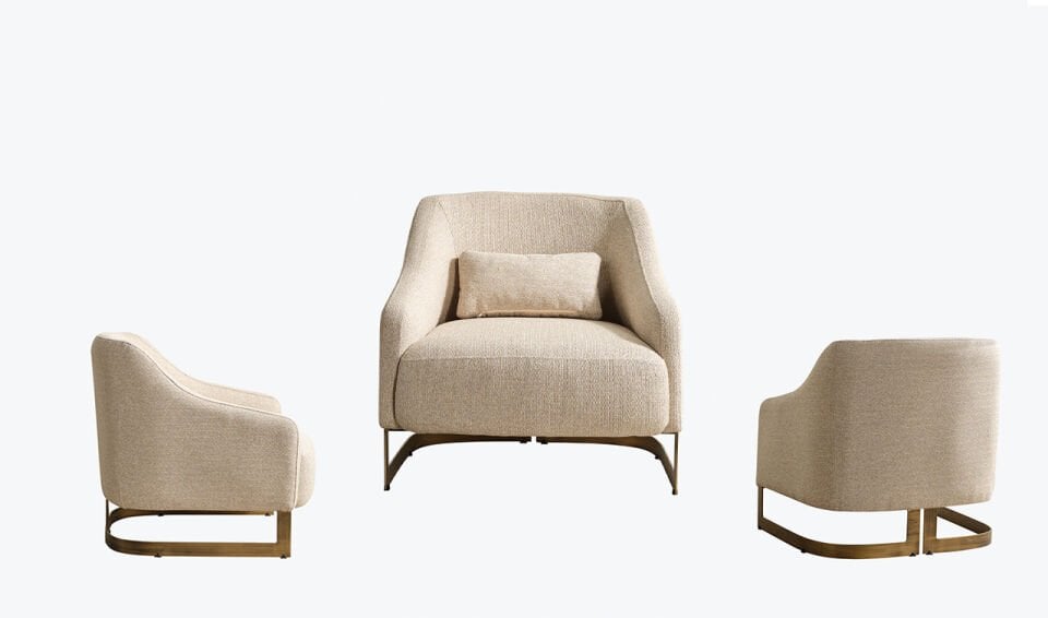 Walnut Modern Koltuk Takımı