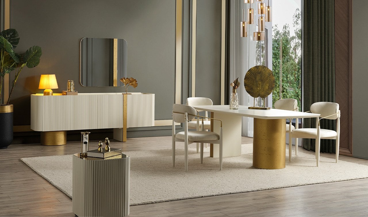Topkapı Luxury Yemek Odası Takımı