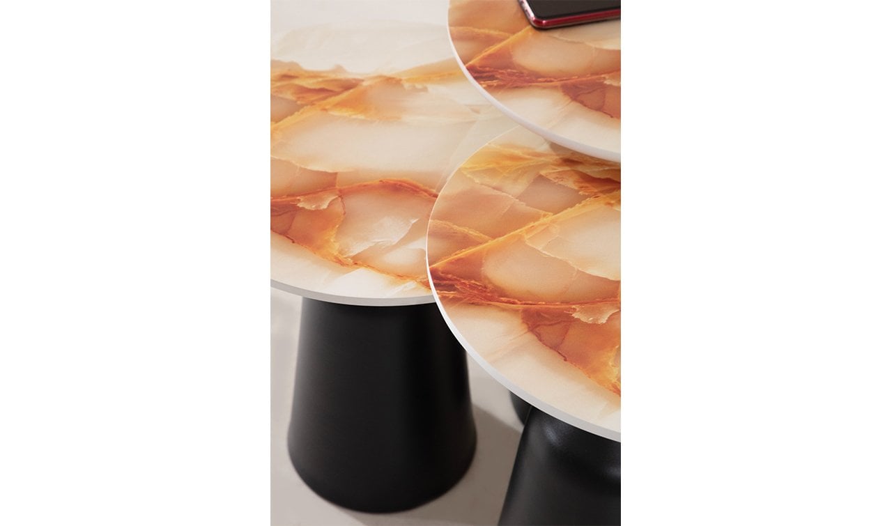 Peach Black Zigon Sehpa
