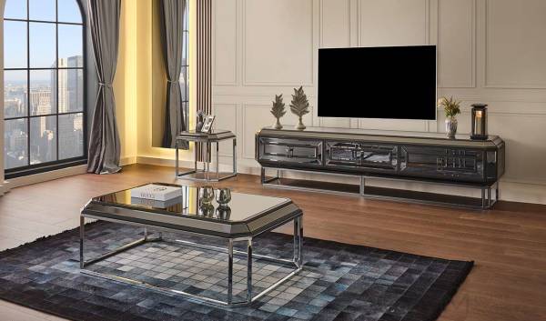 Gucci Luxury Şömineli Tv Ünitesi