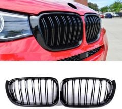 Bmw x3 f25 böbrek ön panjur ızgara pianoblack mx3 2014+