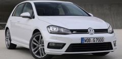 Vw golf 7 mk7 rline ön panjur ızgara krom şeritli 2012+