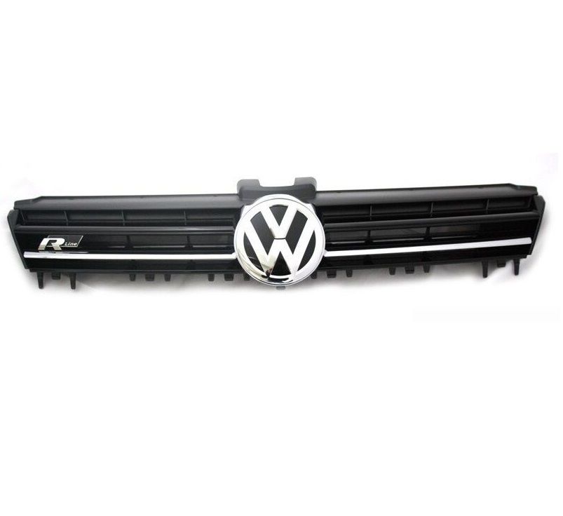 Vw golf 7 mk7 rline ön panjur ızgara krom şeritli 2012+