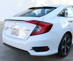 Honda civic fc5 uyumlu cam üstü spoiler yarasa tip siyah 2016 / 2022