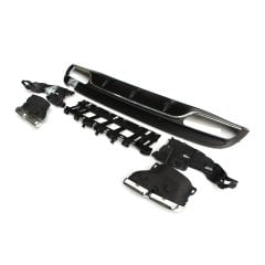 Mercedes w213 e63 arka tampon difüzör ve egzoz ucu seti amg 2016 / 2019