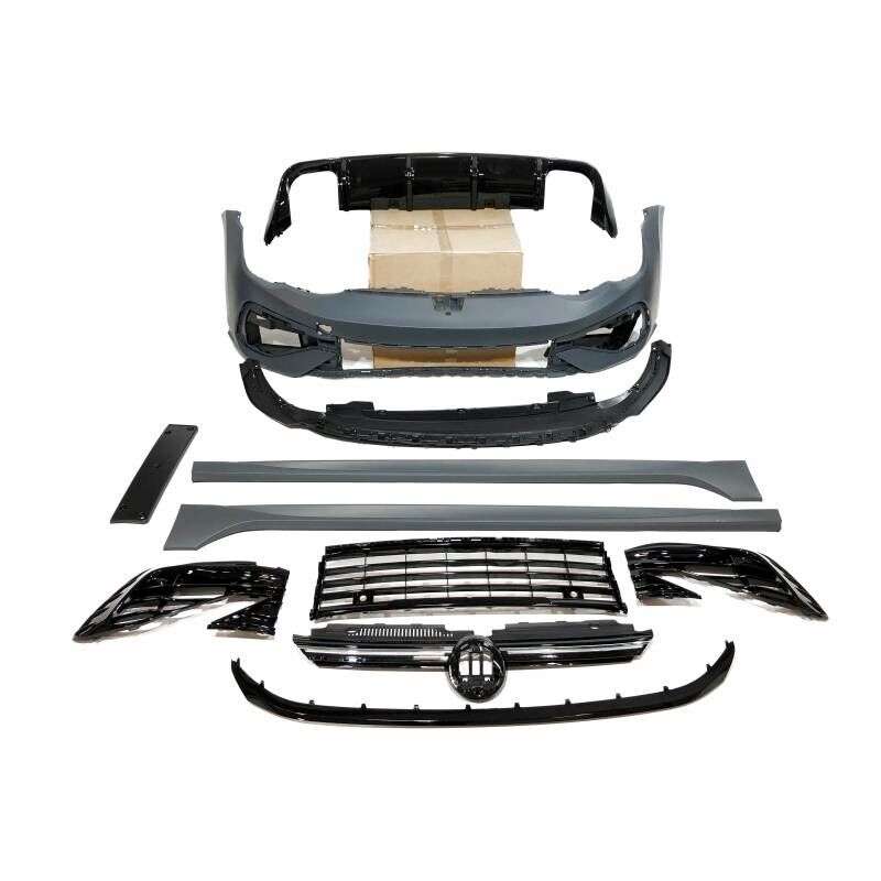 Vw golf 8 r body kit tampon ve panjur seti 2021+