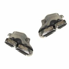 Mercedes w205 makyajlı c63 arka difüzör ve egzoz ucu krom 2019+