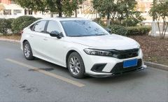 Honda civic ön tampon altı lip piano black 2021+ için uygundur